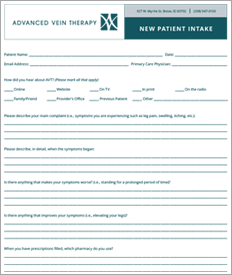 Avt Patient Intake Form For Print Web